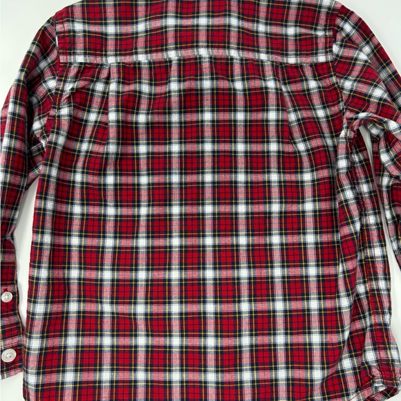 The Children’s‎ Place Red Black White Plaid Boys 3T Long Sleeve Shirt - Picture 3 of 8